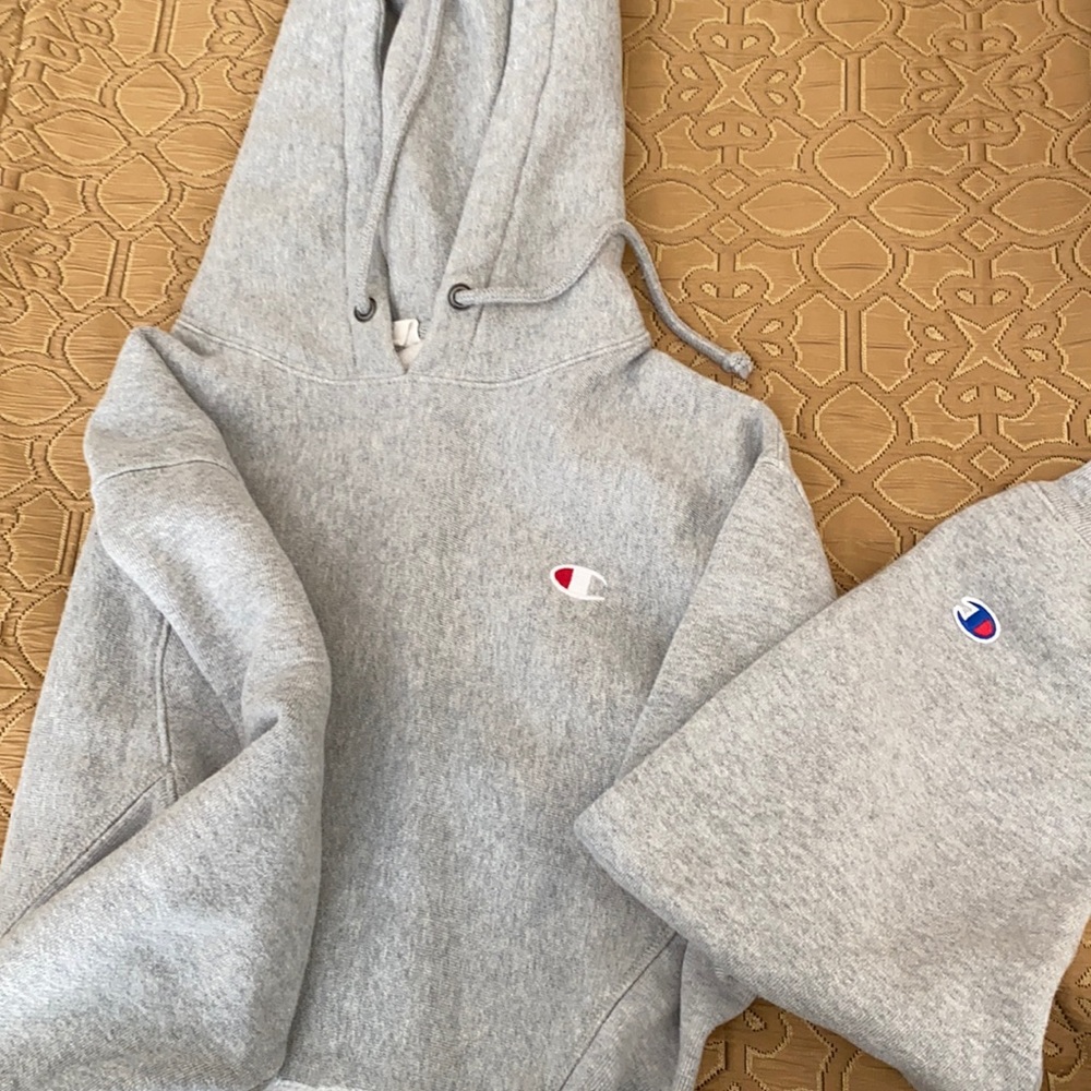 Champion crop hoodie